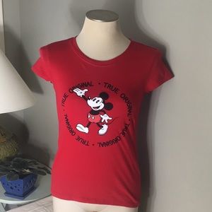 Disney Mickey Mouse Tee Red  (7-9) Girl’s
